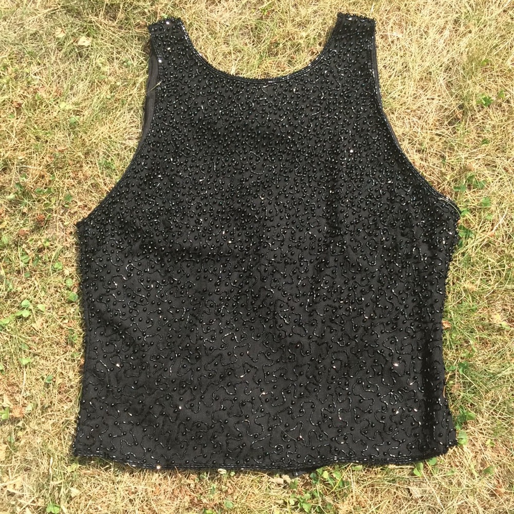 Vintage Beaded Top